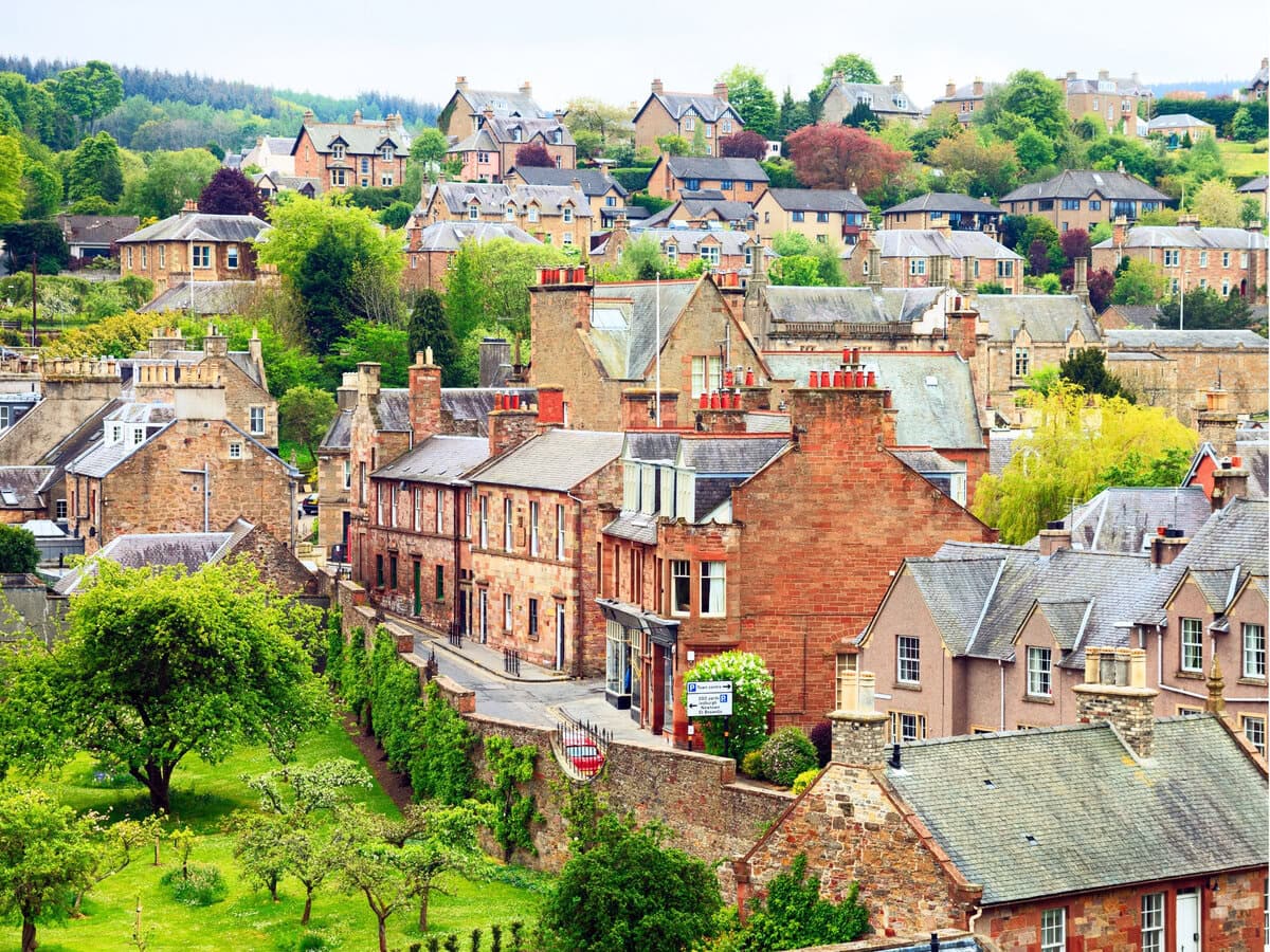 Melrose Small Town in the Scottish Border