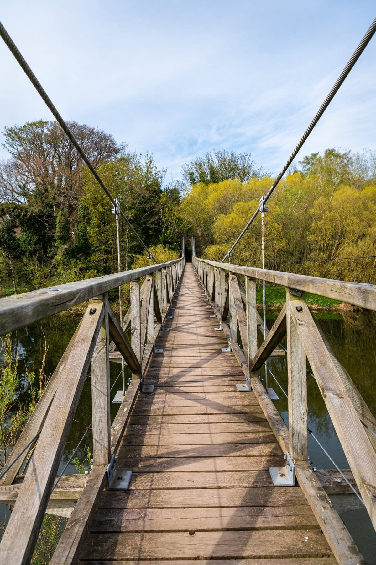 Monteviot Suspension Foot Bridge