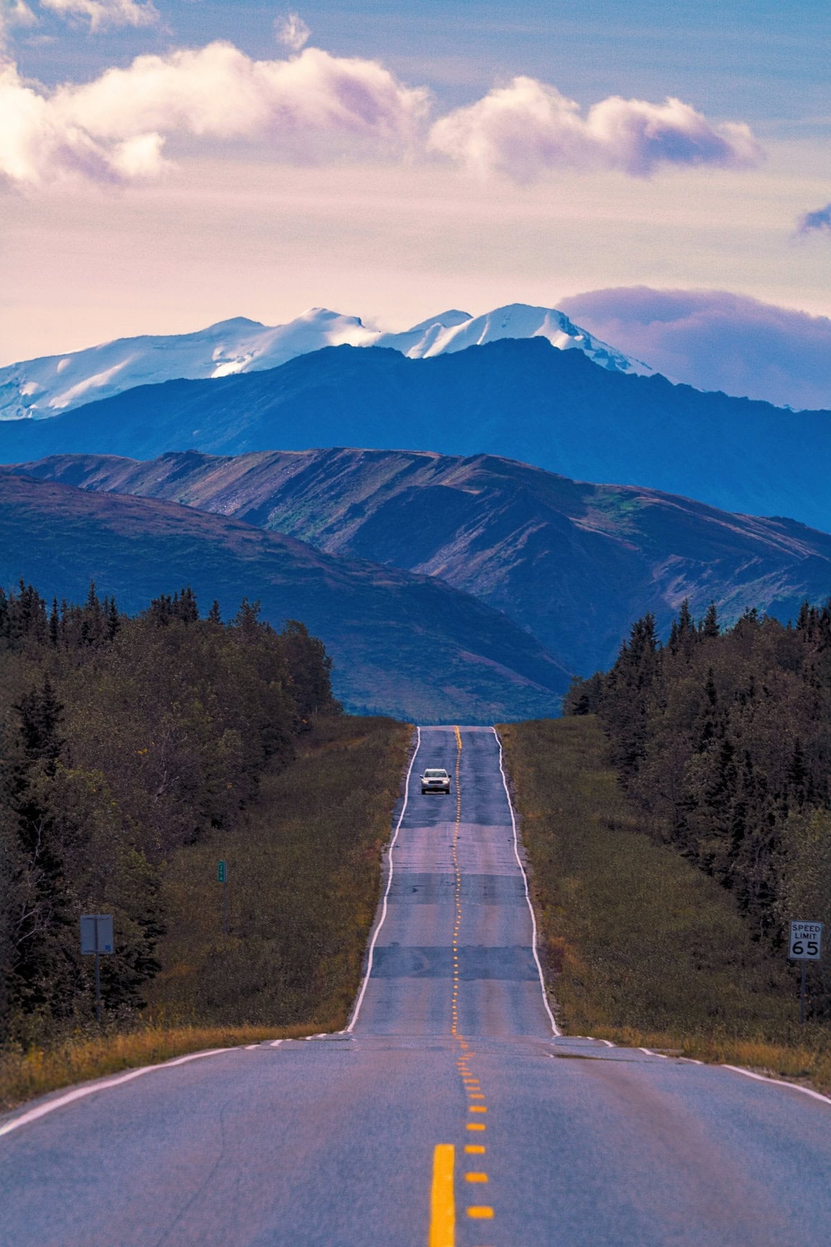 Mountain Road Alaska