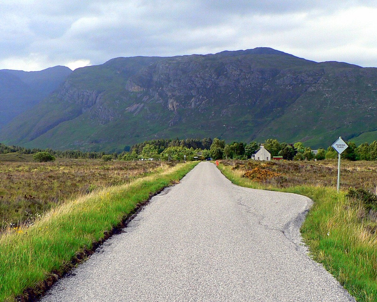 Scotland Kinlochewe Singletrackroad